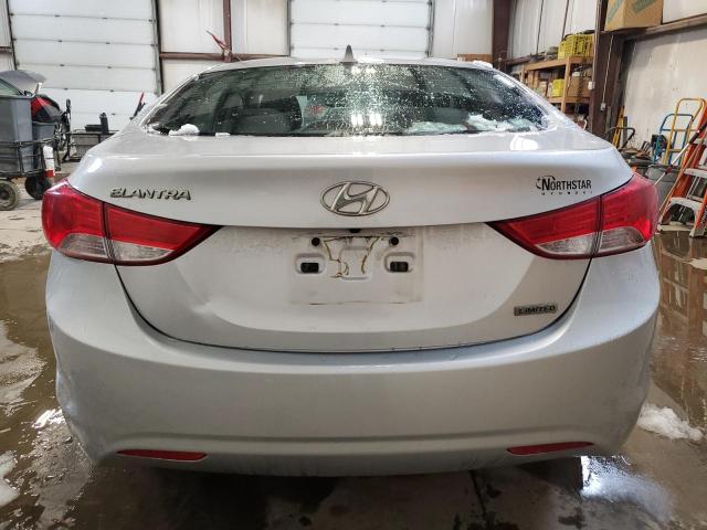 5NPDH4AE2CH109112 - 2012 HYUNDAI ELANTRA GLS SILVER photo 6