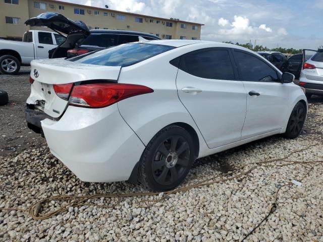 5NPDH4AE2CH108624 - 2012 HYUNDAI ELANTRA GLS WHITE photo 3