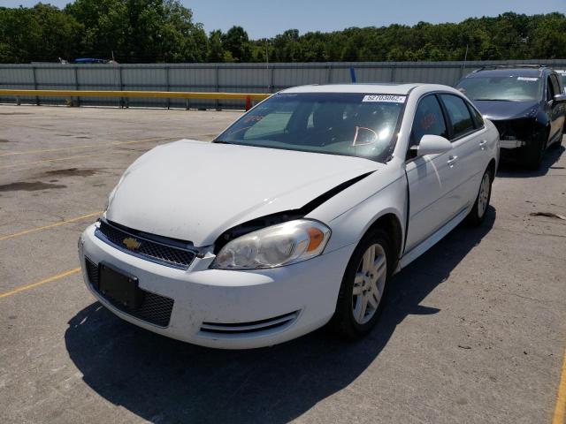 2G1WB5E34E1107402 - 2014 CHEVROLET IMPALA LIM LT WHITE photo 2