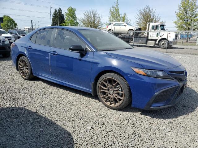 4T1T31AK1PU052164 - 2023 TOYOTA CAMRY SE NIGHT SHADE BLUE photo 4