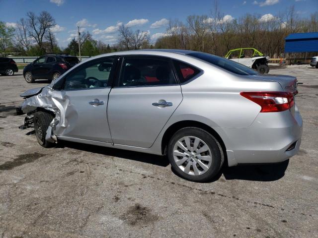 3N1AB7AP1KY456698 - 2019 NISSAN SENTRA S 银色 照片 2