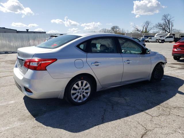 3N1AB7AP1KY456698 - 2019 NISSAN SENTRA S 银色 照片 3