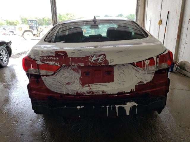 KMHDH4AE2BU107263 - 2011 HYUNDAI ELANTRA GLS BURGUNDY photo 6