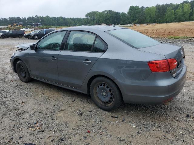 3VW2K7AJ3DM217108 - 2013 VOLKSWAGEN JETTA BASE رمادي صورة 2