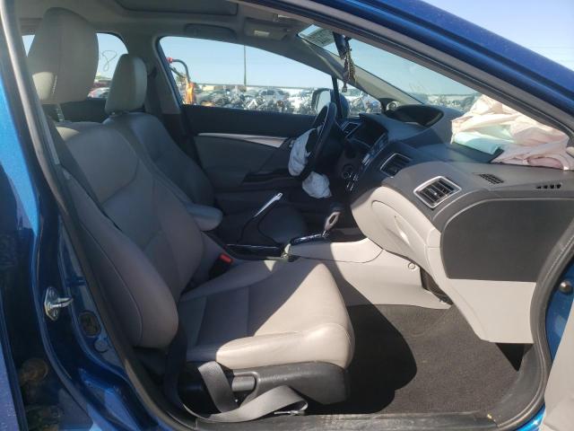 19XFB2F98DE084314 - 2013 HONDA CIVIC EXL ლურჯი ფოტო 5