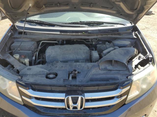 5FNRL5H91EB051109 - 2014 HONDA ODYSSEY TOURING GRAY photo 12