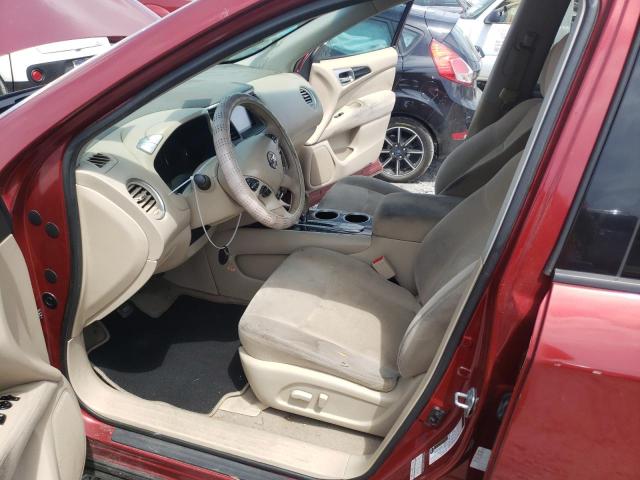 5N1AR2MN6EC667832 - 2014 NISSAN PATHFINDER S 勃艮第红 照片 7
