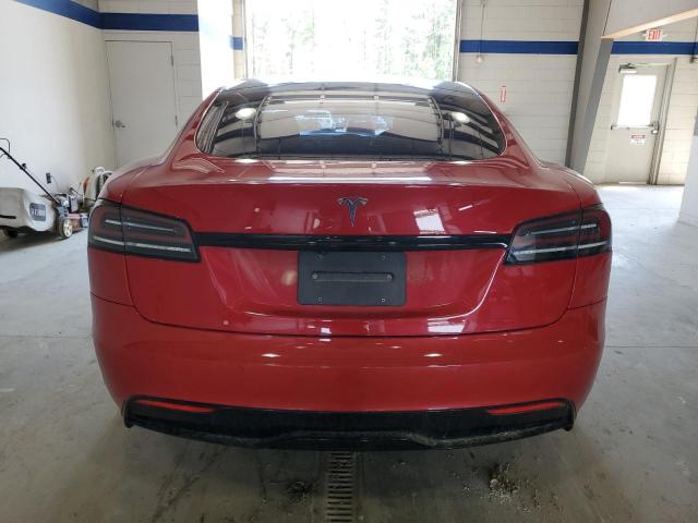 5YJSA1E53NF486764 - 2022 TESLA MODEL S 红色 照片 6