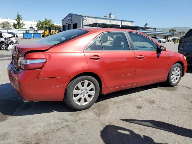 JTNBB46K993049773 - 2009 TOYOTA CAMRY HYBRID RED photo 3