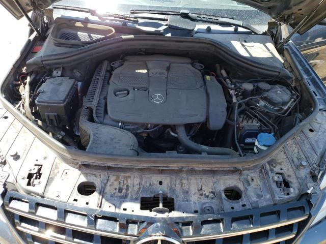 4JGDA5HB0CA067645 - 2012 MERCEDES-BENZ ML 350 4MATIC GRAY photo 12