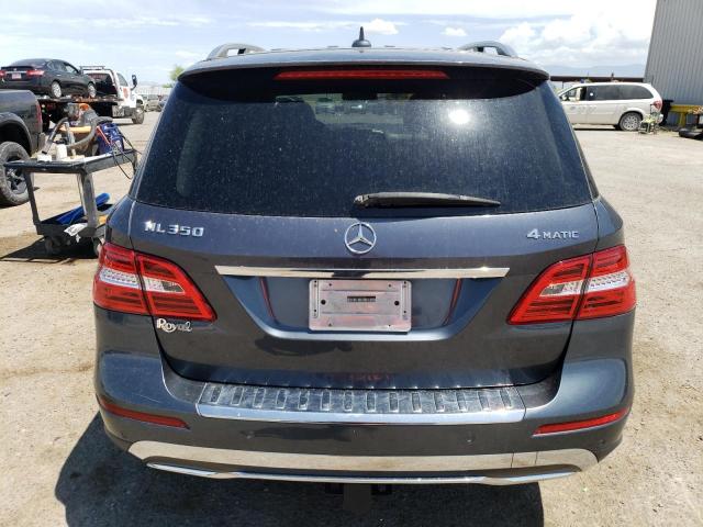 4JGDA5HB0CA067645 - 2012 MERCEDES-BENZ ML 350 4MATIC GRAY photo 6