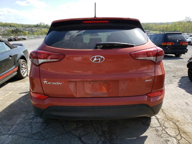 KM8J3CA42GU217708 - 2016 HYUNDAI TUCSON LIMITED ORANGE photo 6