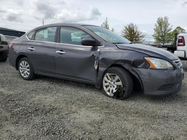 3N1AB7AP9EL614111 - 2014 NISSAN SENTRA S CHARCOAL photo 4