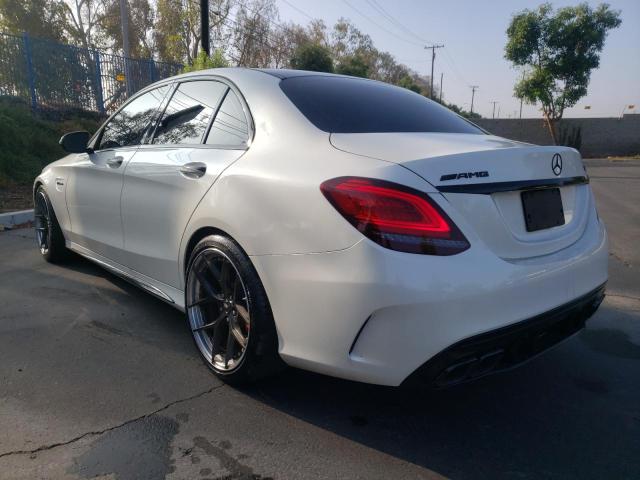 55SWF8HB1LU325743 - 2020 MERCEDES-BENZ C 63 AMG-S WHITE photo 3