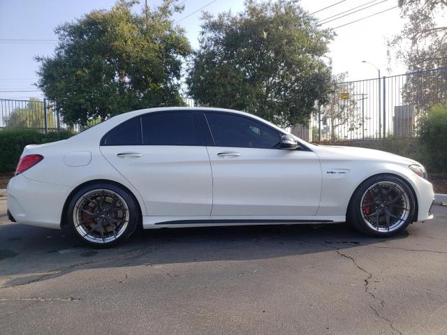 55SWF8HB1LU325743 - 2020 MERCEDES-BENZ C 63 AMG-S WHITE photo 4