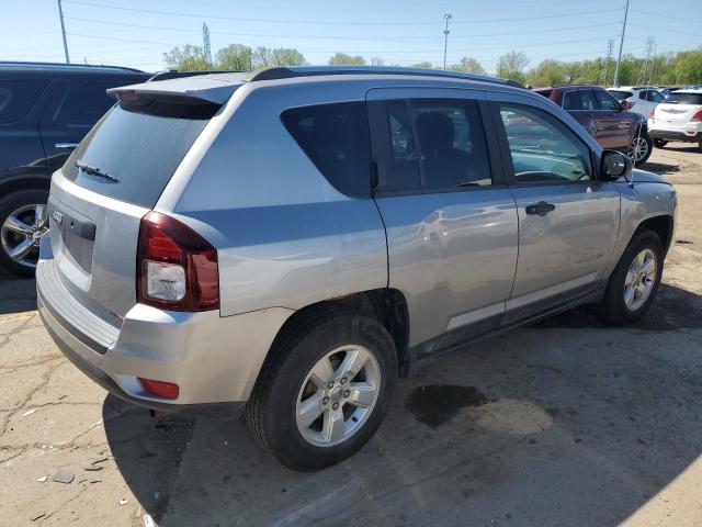 1C4NJCBAXED796945 - 2014 JEEP COMPASS SPORT SILVER photo 3