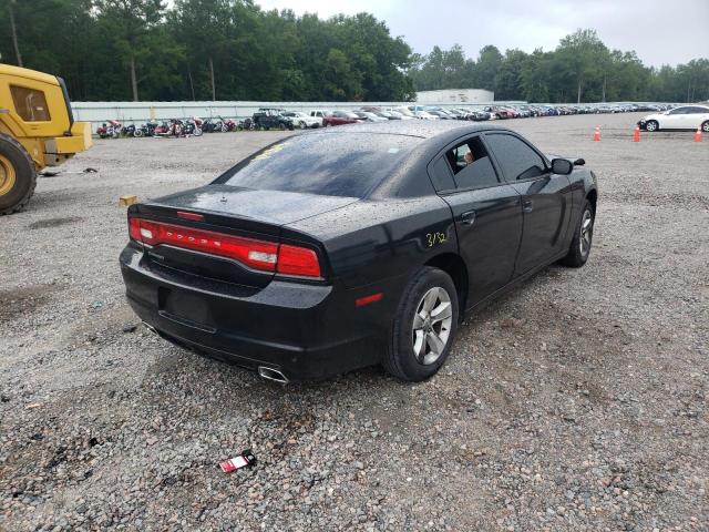 2C3CDXAG8CH304297 - 2012 DODGE CHARGER POLICE BLACK photo 4