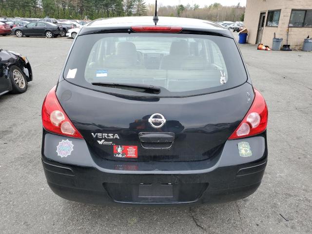 3N1BC13E98L365064 - 2008 NISSAN VERSA S BLACK photo 6