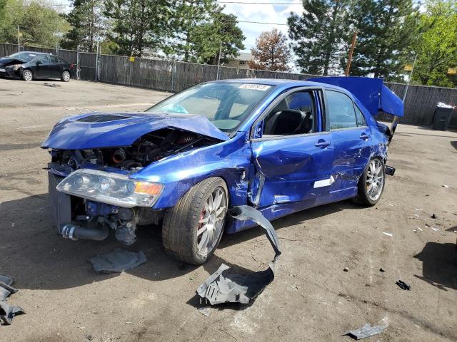 JA3AH86C56U040250 - 2006 MITSUBISHI LANCER EVOLUTION BLUE photo 1