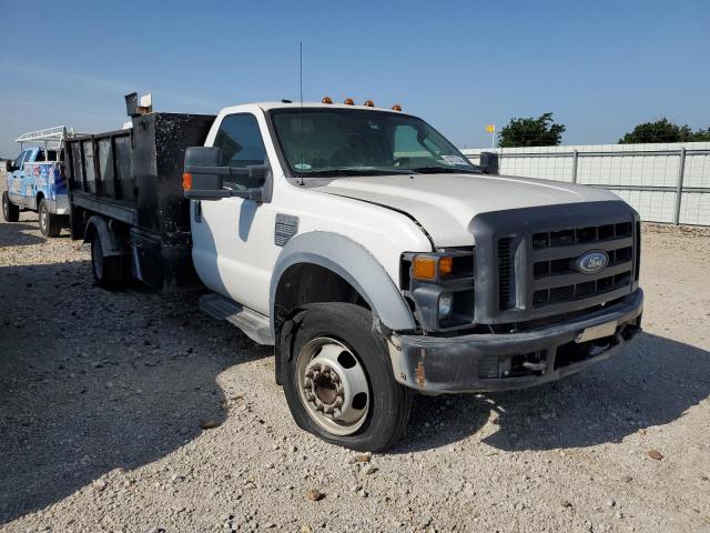 1FDAF56Y18EE40560 - 2008 FORD F550 SUPER DUTY WHITE photo 1