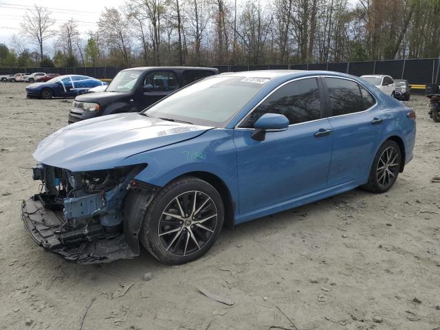 4T1G11AK1PU187250 - 2023 TOYOTA CAMRY SE NIGHT SHADE BLUE photo 1
