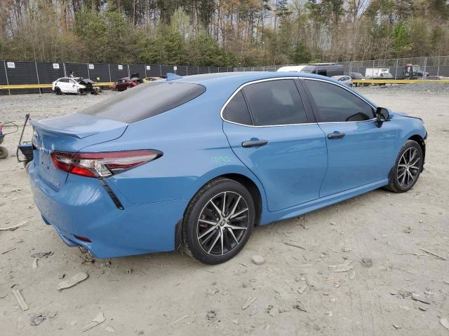 4T1G11AK1PU187250 - 2023 TOYOTA CAMRY SE NIGHT SHADE BLUE photo 3