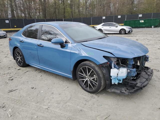 4T1G11AK1PU187250 - 2023 TOYOTA CAMRY SE NIGHT SHADE BLUE photo 4
