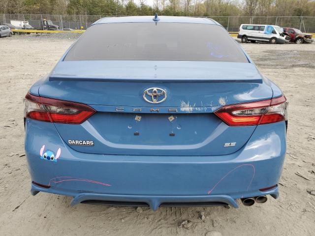 4T1G11AK1PU187250 - 2023 TOYOTA CAMRY SE NIGHT SHADE BLUE photo 6