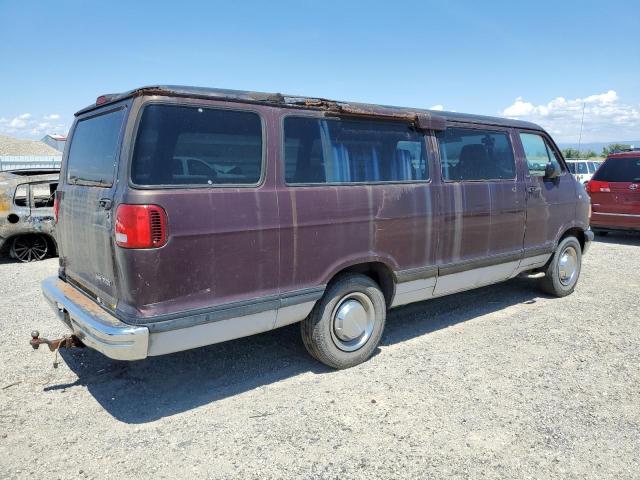 2B5WB35Z4SK546971 - 1995 DODGE RAM WAGON B3500 PURPLE photo 3