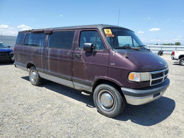 2B5WB35Z4SK546971 - 1995 DODGE RAM WAGON B3500 PURPLE photo 4