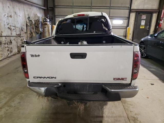 1GTDT136168299250 - 2006 GMC CANYON WHITE photo 6