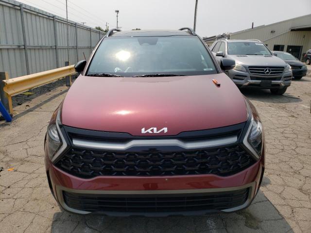 5XYK6CAF3PG070091 - 2023 KIA SPORTAGE X LINE BURGUNDY photo 5