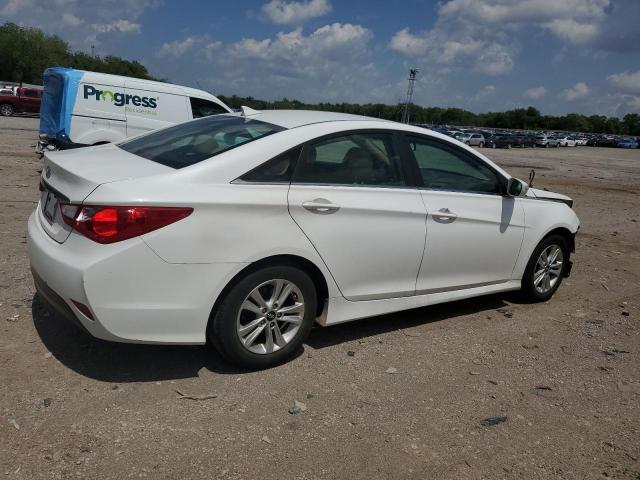 5NPEB4AC7EH875439 - 2014 HYUNDAI SONATA GLS WHITE photo 3