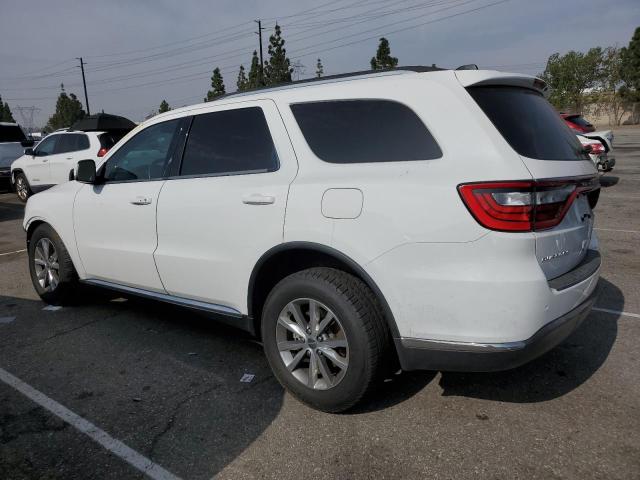 1C4RDHDG2FC702183 - 2015 DODGE DURANGO LIMITED WHITE photo 2