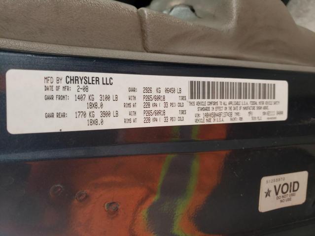 1A8HX58N48F137438 - 2008 CHRYSLER ASPEN LIMITED 绿色 照片 13