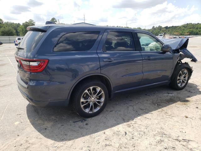 1C4RDJDGXKC827840 - 2019 DODGE DURANGO GT BLUE photo 3