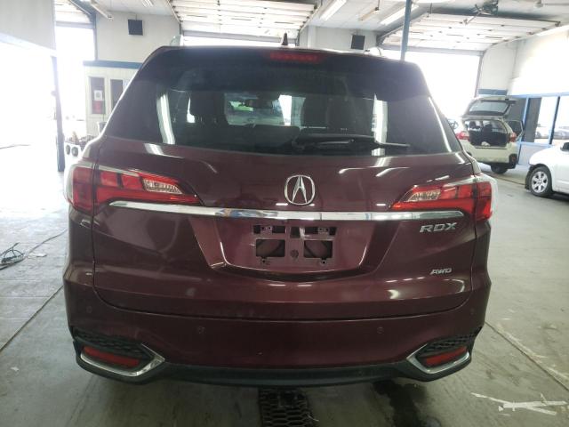 5J8TB4H70GL023286 - 2016 ACURA RDX ADVANCE MAROON photo 6