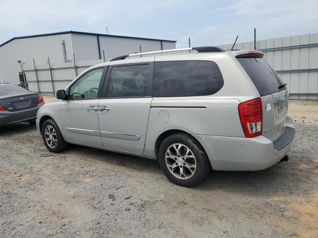 KNDMH4C7XE6549896 - 2014 KIA SEDONA EX SILVER photo 2