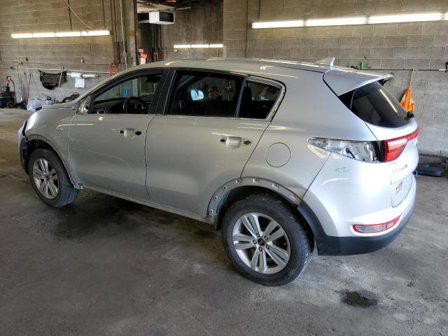 KNDPMCAC4H7262474 - 2017 KIA SPORTAGE LX SILVER photo 2