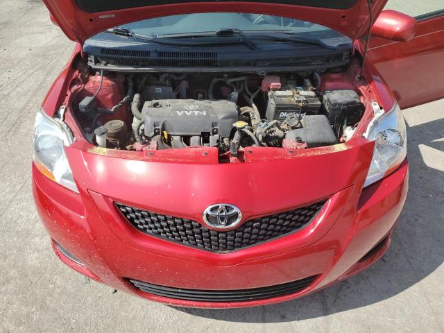 JTDBT903491325692 - 2009 TOYOTA YARIS RED photo 11