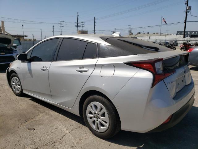 JTDKARFU0L3124177 - 2020 TOYOTA PRIUS L SILVER photo 2