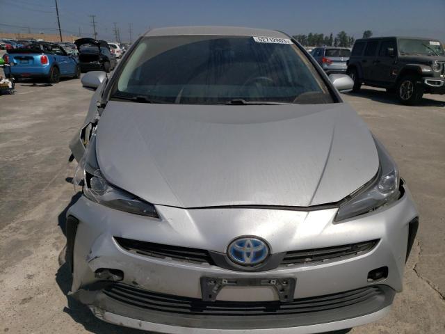 JTDKARFU0L3124177 - 2020 TOYOTA PRIUS L SILVER photo 5