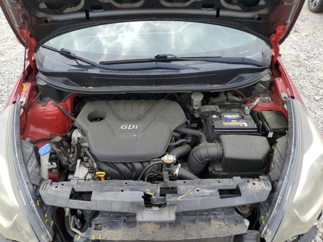 KNADM4A31F6435277 - 2015 KIA RIO LX RED photo 11