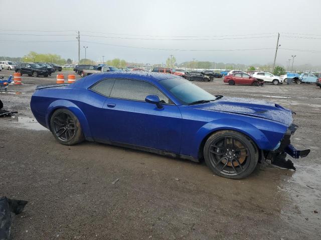 2C3CDZFJ5NH230257 - 2022 DODGE CHALLENGER R/T SCAT PACK BLUE photo 4