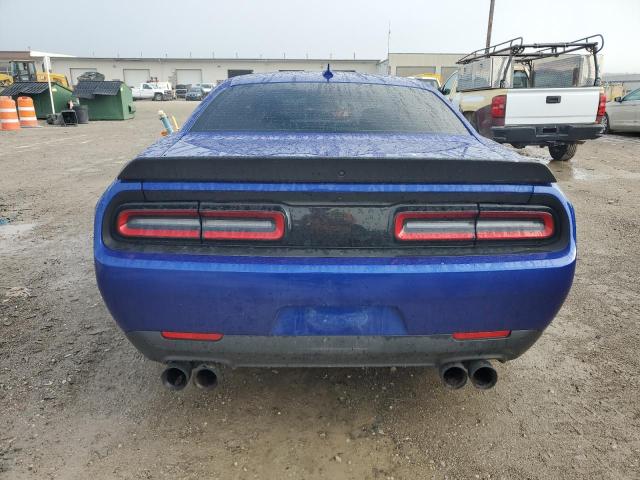 2C3CDZFJ5NH230257 - 2022 DODGE CHALLENGER R/T SCAT PACK BLUE photo 6