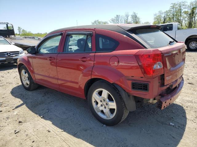 1B3HB48A39D211251 - 2009 DODGE CALIBER SXT MAROON photo 2