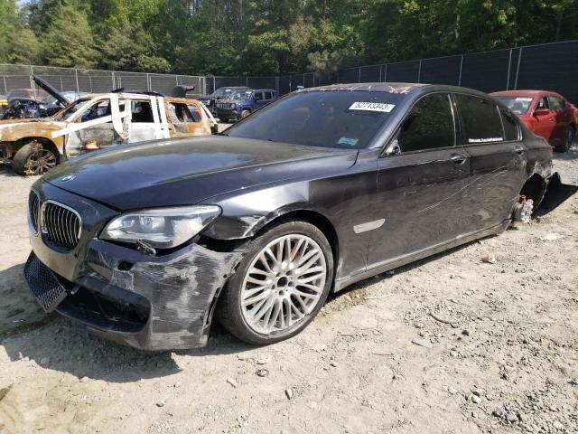 WBAYF8C57ED652828 - 2014 BMW 750 LXI GRAY photo 1