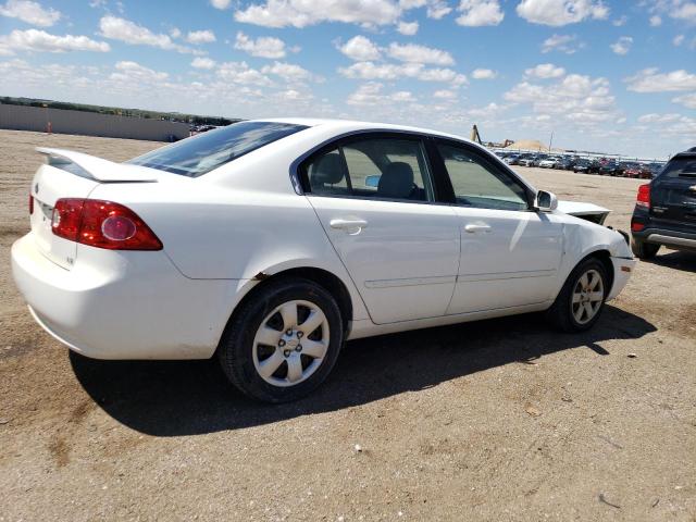 KNAGE123285211239 - 2008 KIA OPTIMA LX WHITE photo 3