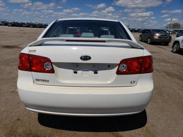 KNAGE123285211239 - 2008 KIA OPTIMA LX WHITE photo 6