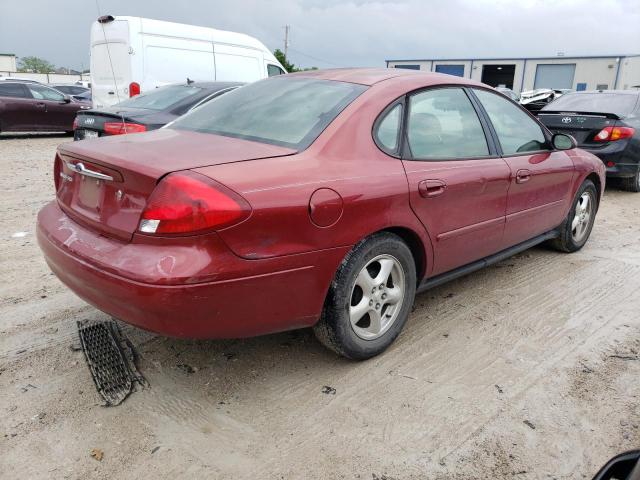 1FAFP55252A216412 - 2002 FORD TAURUS SES MAROON photo 3